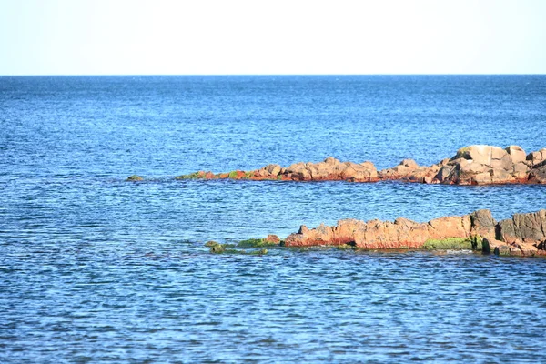 Rock and baltic sea, europe — Stock Photo, Image