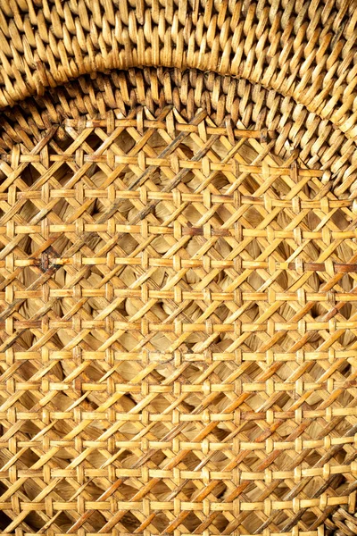 Wicker woven pattern for background or texture — Stock Photo, Image