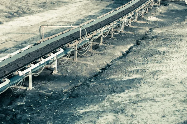 Mina de carvão marrom Opencast — Fotografia de Stock