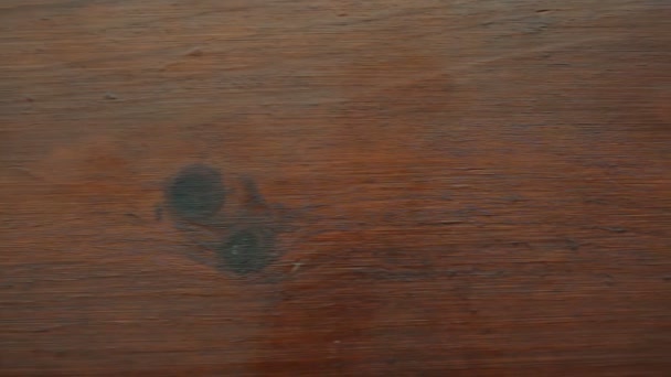 Fondo de superficie de madera — Vídeo de stock