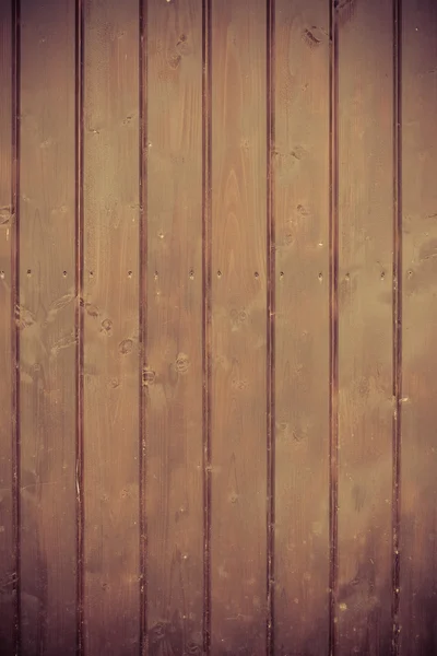 Wooden wall as brown background or texture — Stock Photo, Image
