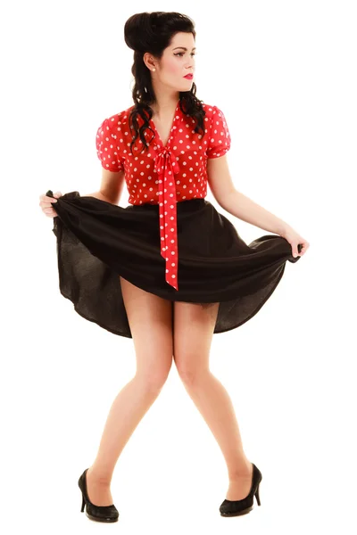 Full length of woman  in pinup style — Stock Photo, Image