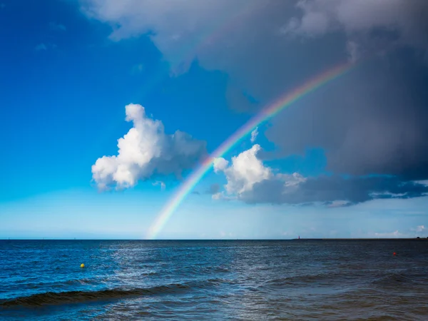 Sky with rainbow — Stock Photo, Image