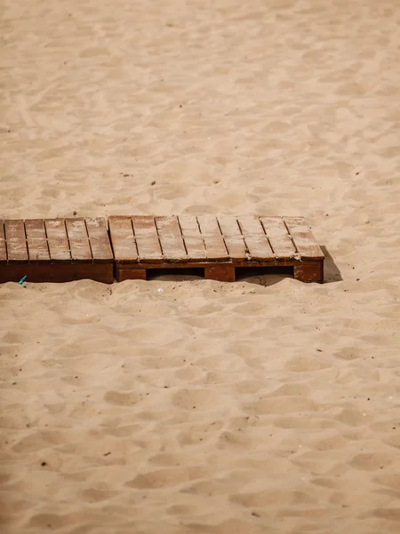 Bürgersteig am Strand. — Stockfoto