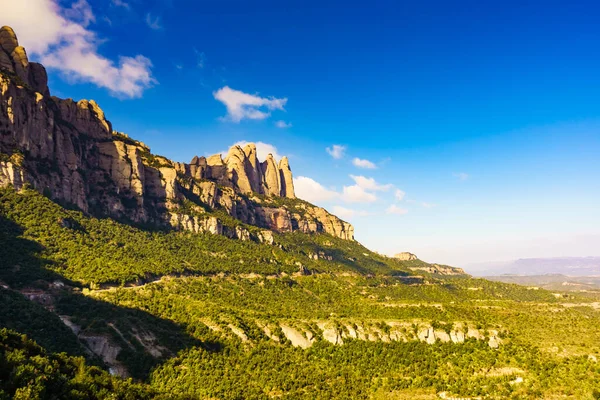 Montserrat Catena Montuosa Vicino Barcellona Catalogna Spagna Paesaggio Roccioso Attrazione — Foto Stock