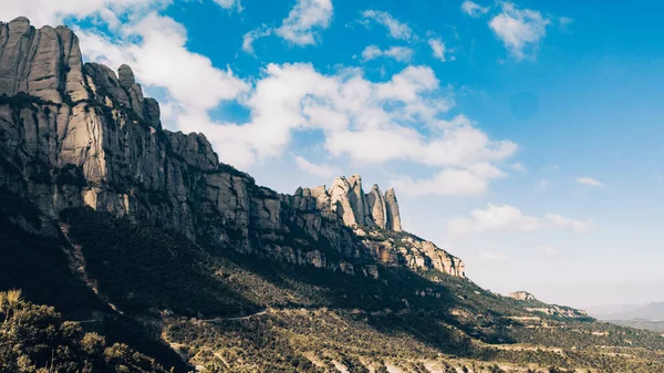 Montagna Montserrat Paesaggio Roccioso Catalogna Spagna — Foto Stock