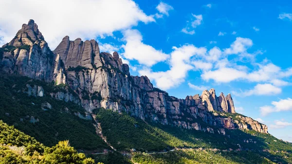 Montagna Montserrat Paesaggio Roccioso Catalogna Spagna — Foto Stock