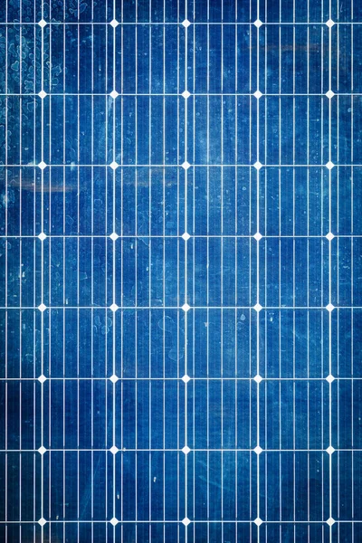 Close Solar Photovoltaic Panels Charging Batteries Renewable Green Clean Alternative — Stock Photo, Image