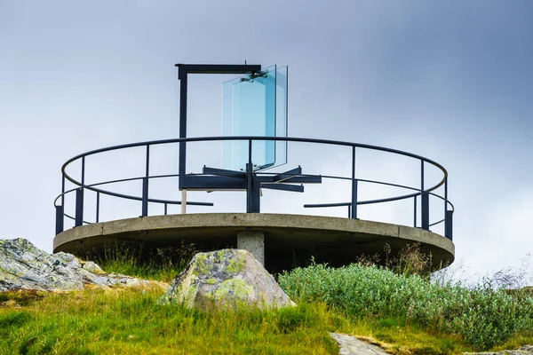 Mirador Nedre Oscarshaug Ruta Turística Nacional Sognefjellet Noruega —  Fotos de Stock
