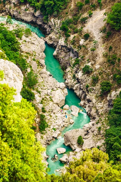 Verdon Gorge Provence France Regional Natural Park Grand Canyon Mountain — Stock Photo, Image