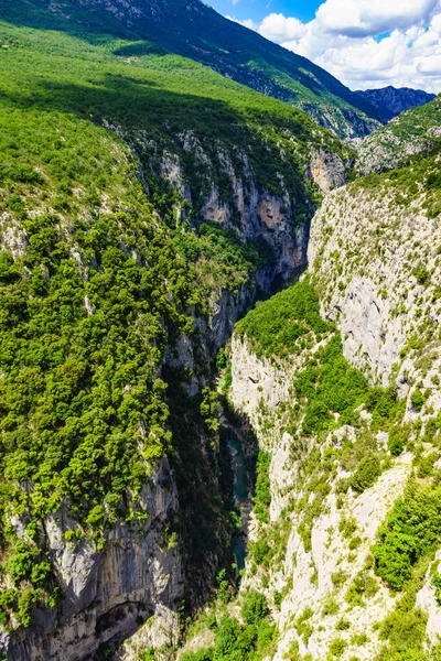 Bergslandskap Verdon Gorge Franska Alperna Provence Frankrike Regional Naturpark Floden — Stockfoto