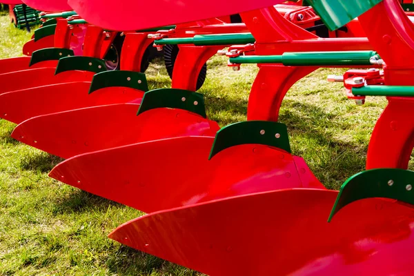 Agriculture Equipment Plough Agricultural Machinery Detail View — Stock Photo, Image