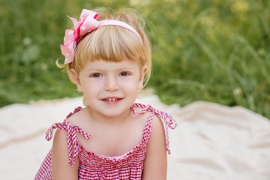 Güzel küçük kız.