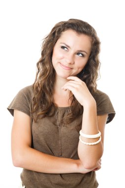 genç kadın bir fikir var