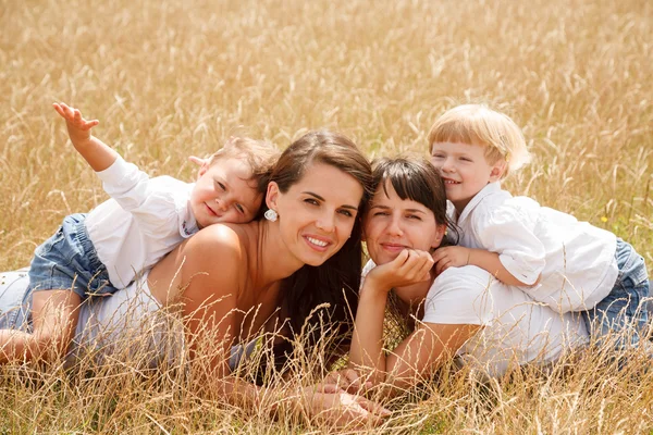 Mums and kids — Stock Photo, Image