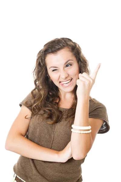 genç kadın bir fikir var