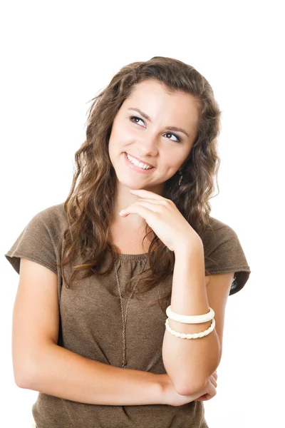 Young female have an idea Royalty Free Stock Photos