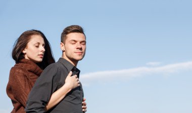 Birbirine aşık çift