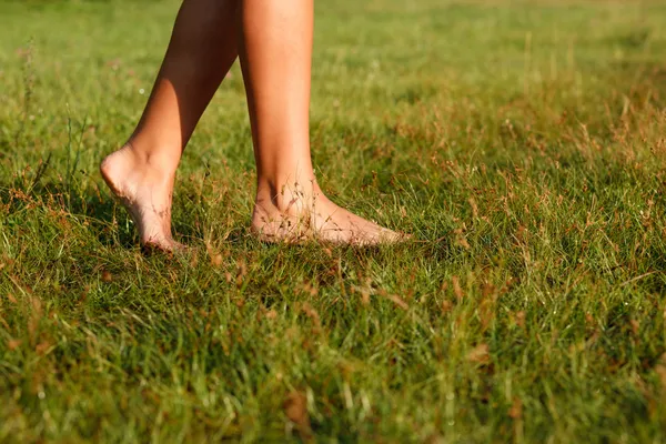 Yakın çekim kadın bacakları — Stok fotoğraf