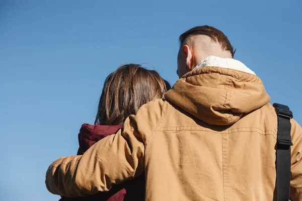 Friendly hug — Stock Photo, Image