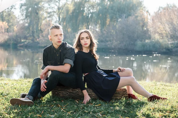 Stylish couple — Stock Photo, Image