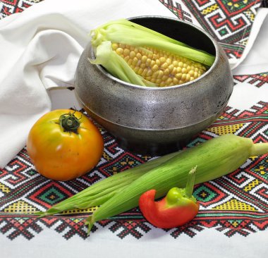 Mısır, biber, domates