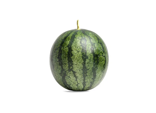 Fresh Watermelon Isolated White Background — Stok Foto