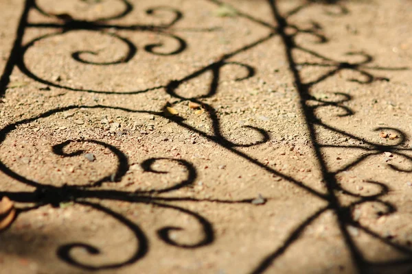 Background with shadow of Gate — Stock Photo, Image