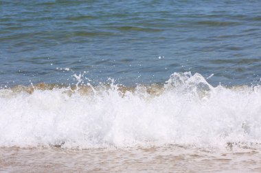 Beautiful sea and sand, waves