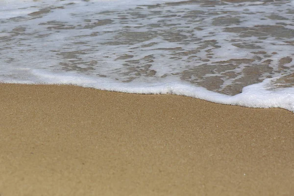 Beautiful Sea Sand Waves — стоковое фото