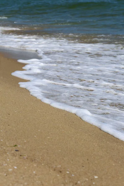 Beautiful sea and sand, waves