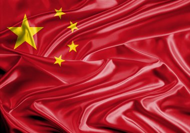 Çin saten bayrak