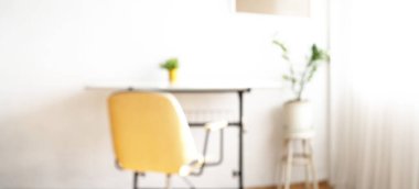 Arka plan için bulanık ofis odası, sunum geçmişi için ideal. Panorama konsepti