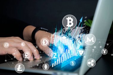 Bitcoin BTC kripto para birimi altcoin dijital kripto para jetonları, ETC Ethereum, ADA Cardano, LTC Litecoin, IOTA Miota, ZEC Zcash defi merkezileştirilmiş finansal bankacılık p2p küresel pazar