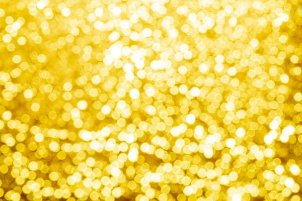 Gold Light Shiny Bokeh Abstract Blur Background Bright Defocus Golden — стоковое фото