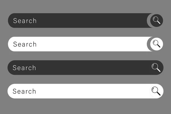 Ricerca Bar Design Sito Web Ricerca Indirizzo Icona Della Barra — Foto Stock
