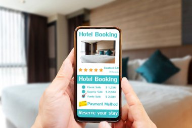 rezervasyon otel seyahat gezgin arama iş rezervasyon tatil kitabı araştırma planı turizm konsepti.