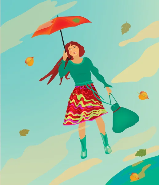 Mary _ Poppins — Image vectorielle