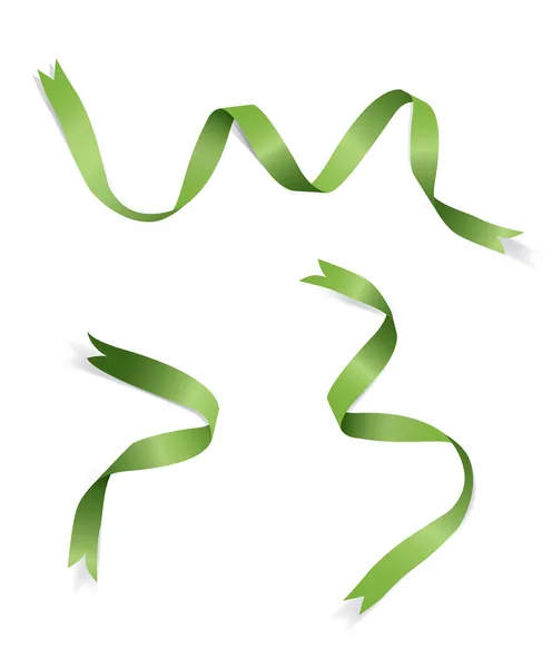 Ruban vert — Image vectorielle
