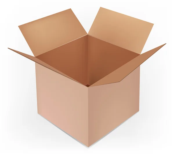 Boîte ouverte — Image vectorielle
