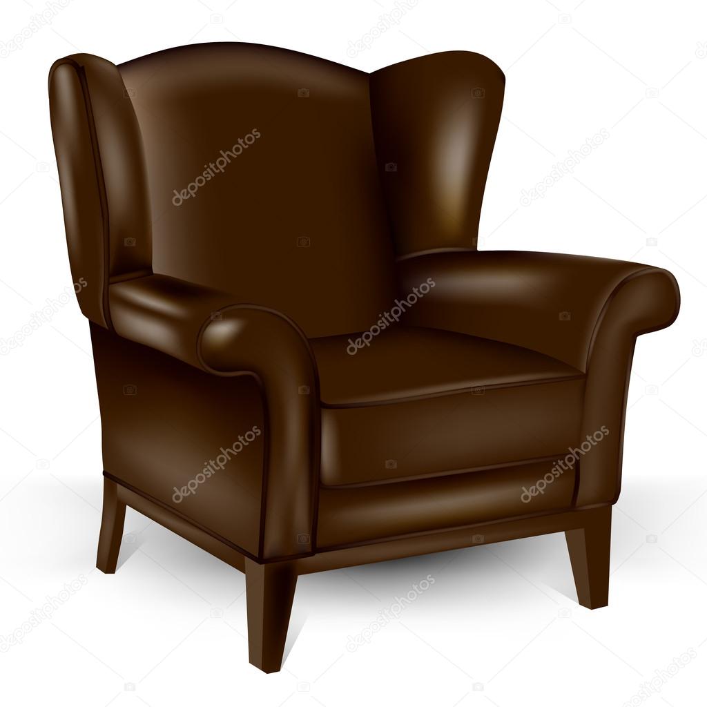 Brown chair skin