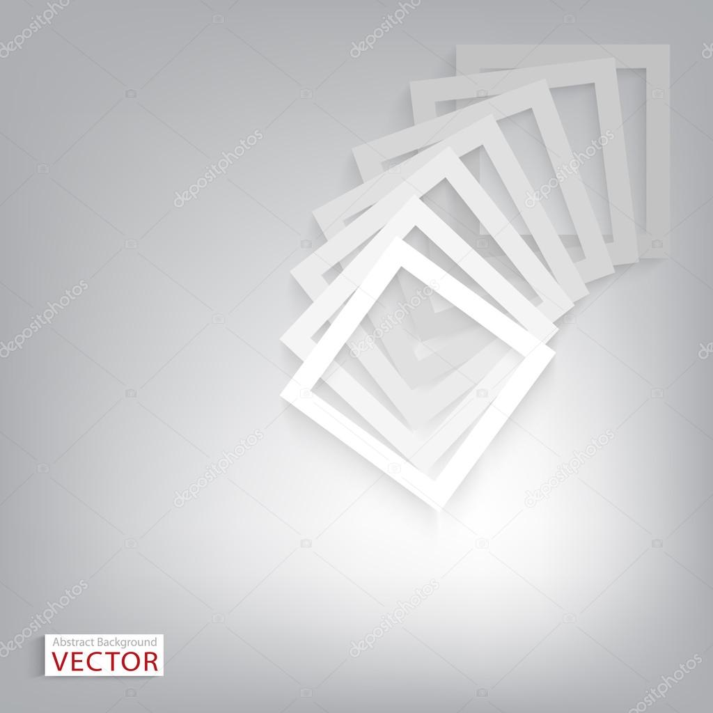 Vector white frames.