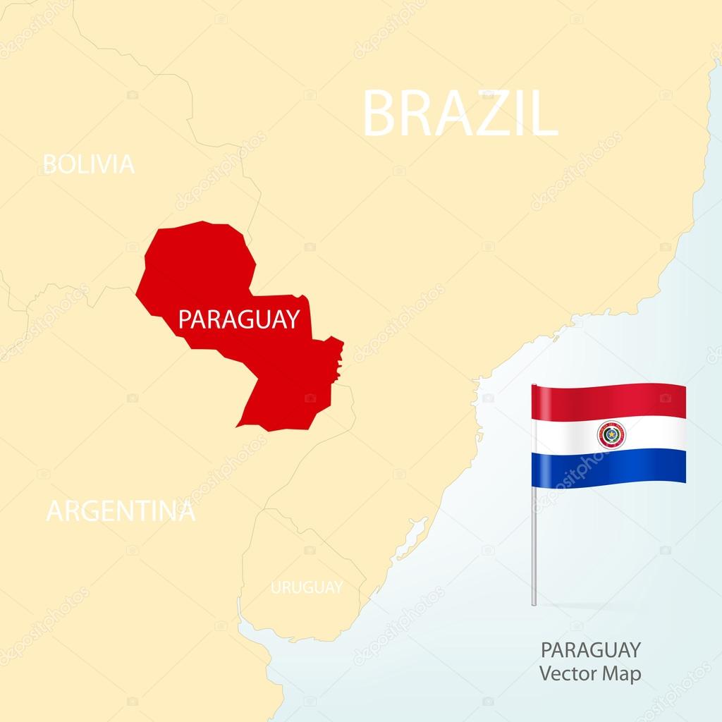 Republic of Paraguay map