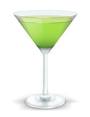 kokteyl yeşil üçgen