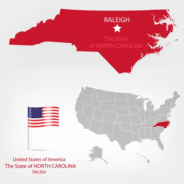 Americanmap North Carolina