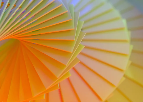 다양 한 색상의 지리적 오렌지색 배경. 3D 삽화 — 스톡 사진