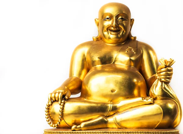 S úsměvem buddha, čínský Bůh štěstí, bohatství a štěstí — Stock fotografie