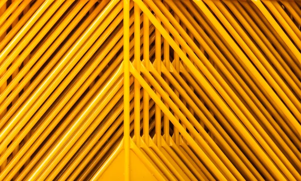 黄色管道结构 — 图库照片