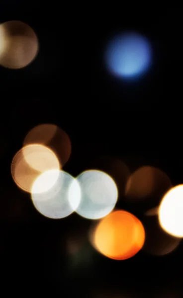 Natt bokeh bakgrund — Stockfoto