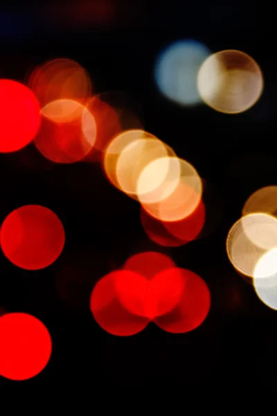 Noite Bokeh fundo — Fotografia de Stock